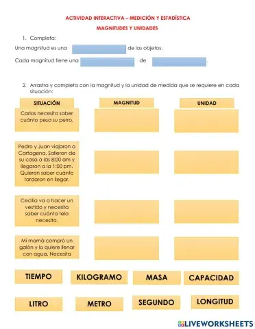 Magnitudes y unidades
