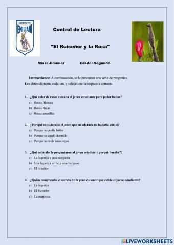 La Rosa y el Ruiseñor