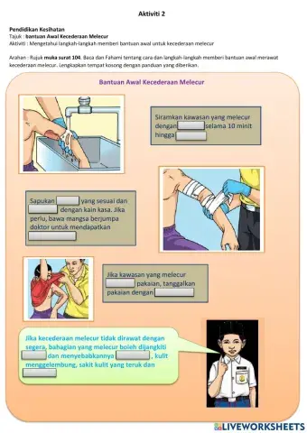 Bantuan Awal Kecederaan Melecur