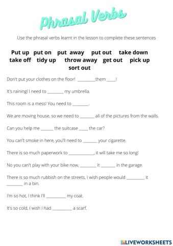 Phrasal Verbs