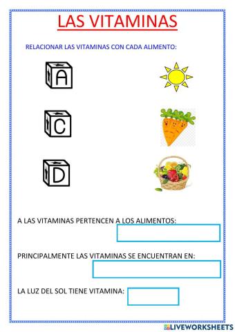 Las vitaminas
