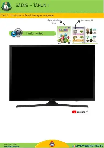 Sains T1 - Ciri bahagian yang berbeza