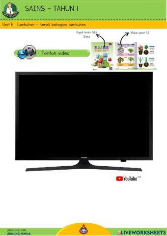 Sains T1 - Ciri bahagian yang berbeza