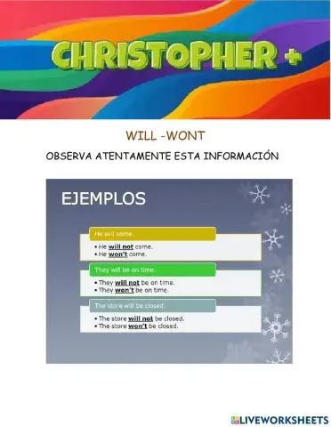 Will---wont