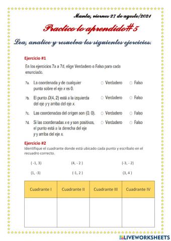 Plano de coordenadas