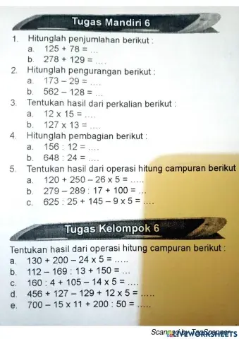 Operasi hitung bil cacah