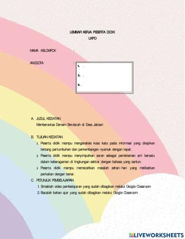 Kelas 3 Tema 1 Subtema 3 Pembelajaran 5