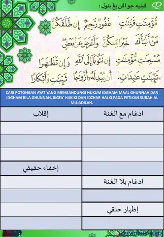 Latihan Tajwid siri 5
