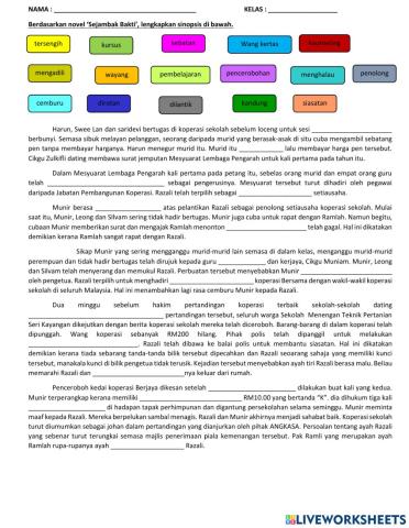 Sinopsis sejambak bakti