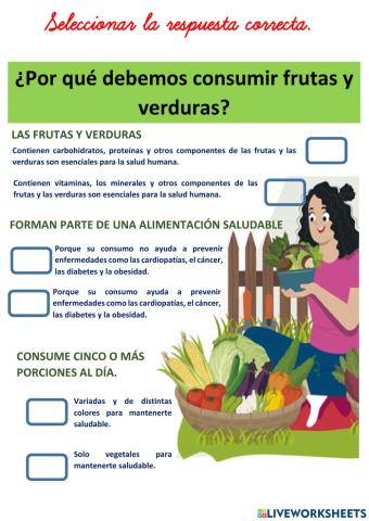 Frutas y verduras