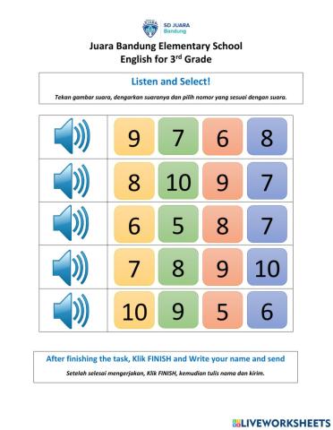 English Number