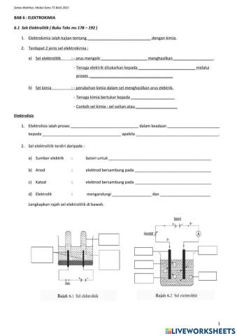 Modul bab 6 (6.1 sel elektrolitik)