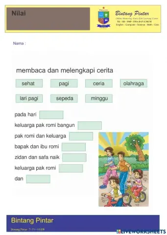 Melengkapi cerita