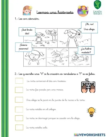 La historieta (comprensión)