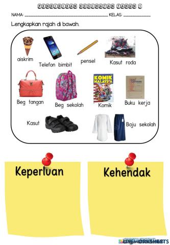 Keperluan dan kehendak