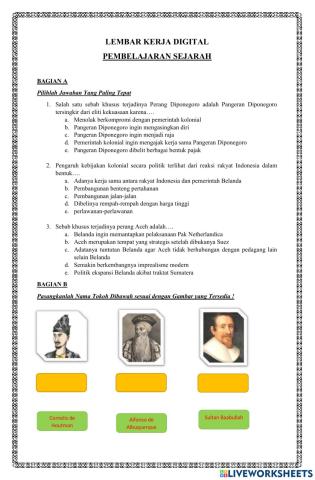 Lembar Kerja Digital Sejarah