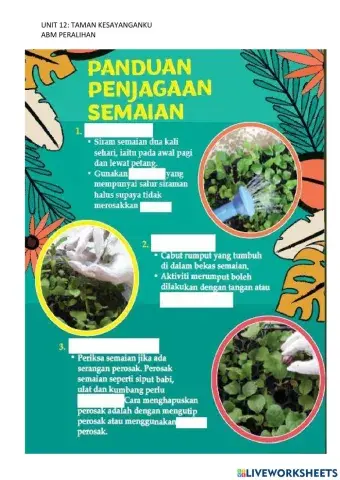 Unit 12:Taman Kesayanganku