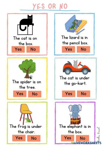 Prepostions of place