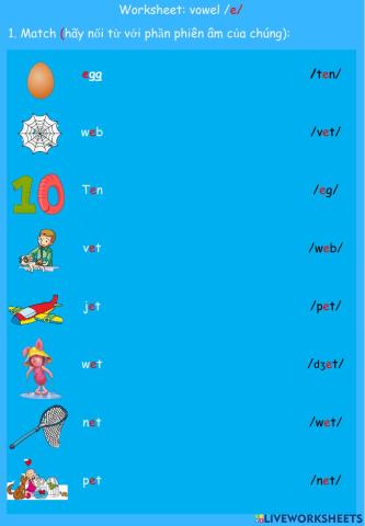 Vowel -e-