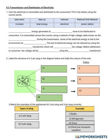 Transmission and distribution of electricity