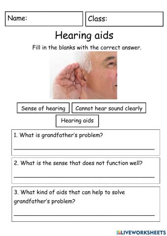 Hearing aids : Human senses year 1