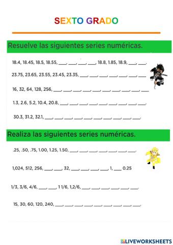 Series numéricas