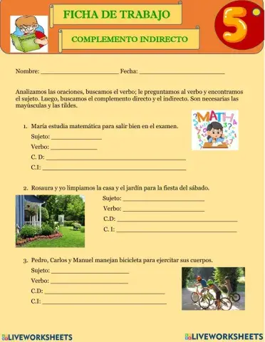 Complementos del predicado