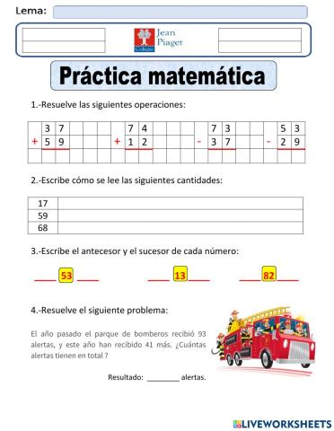 JP Practica 6 Matemática Segundo