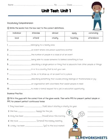 New Frontiers Unit 1 Test