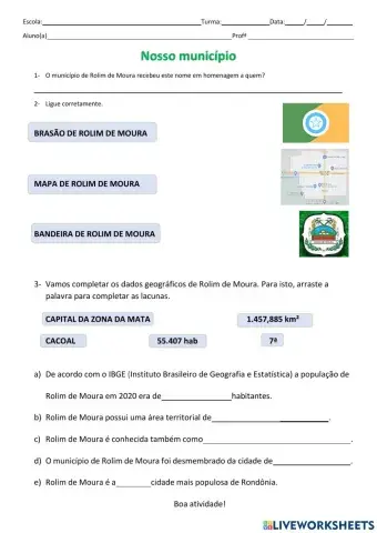 Atividade Rolim de Moura