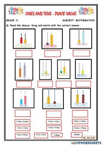 Ones & Tens - Place Value