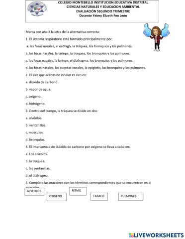 Evaluación segundo trimestre