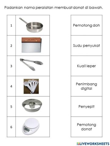 Peralatan membuat donat