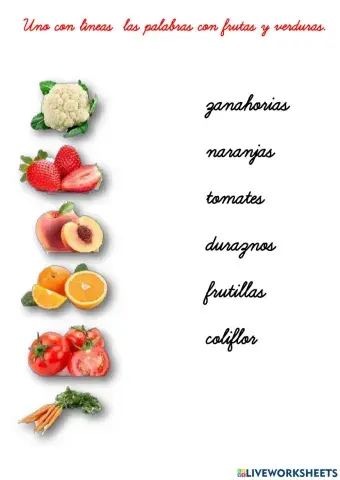 Frutas y verduras