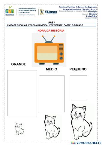 Relação de grandeza