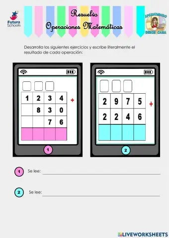 Operaciones matemáticas básicas