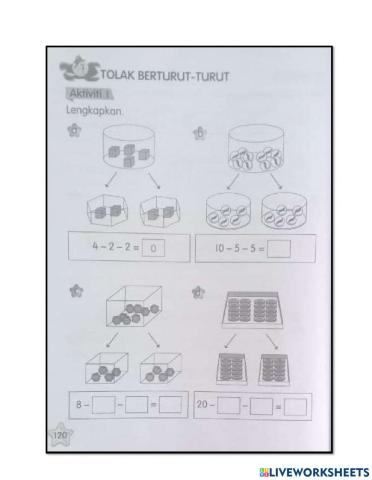 Mt tahun 1 unit 2 tolak berturut turut