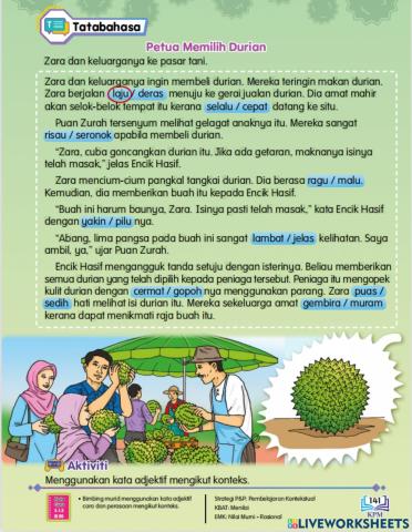Petua Memilih Durian