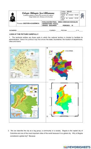 2 history final test III term