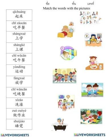 第二课 我的一天