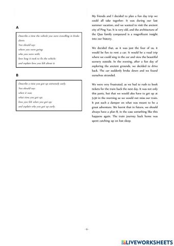 CEL IELTS speaking part 2