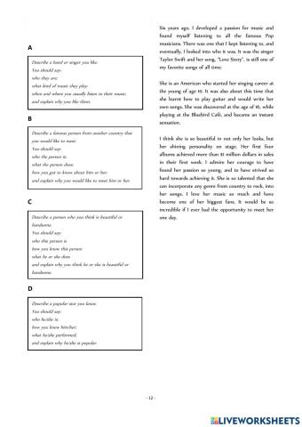 CEL IELTS speaking part 2