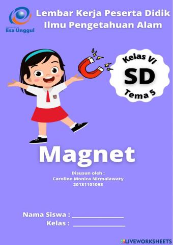 LKPD IPA Kelas VI SD Tema 5 Magnet