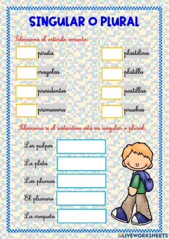 Singular y plural