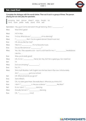 Extra Practice Pre KET feelings