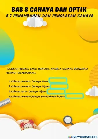 Penambahan dan penolakan cahaya