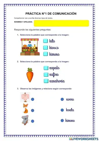 Práctica de Comunicación