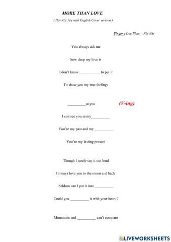 Hơn Cả Yêu - More Than Love