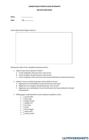 LKPD Asam Basa