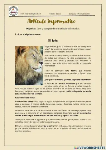 Articulo informativo